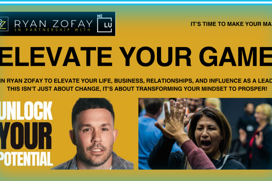 Ryan Zofay's Mastermind events: It’s time for you to make a mark