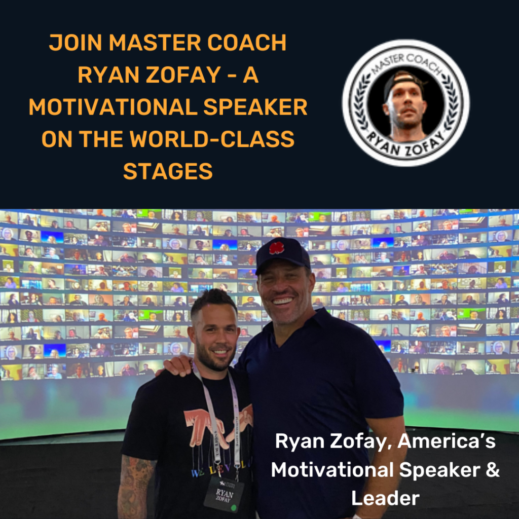 How do you become a motivational speaker? Becoming a motivational speaker requires a blend of skills and dedication. Ryan began by learning and sharing the stage with great motivational speakers like Tony Robbins.