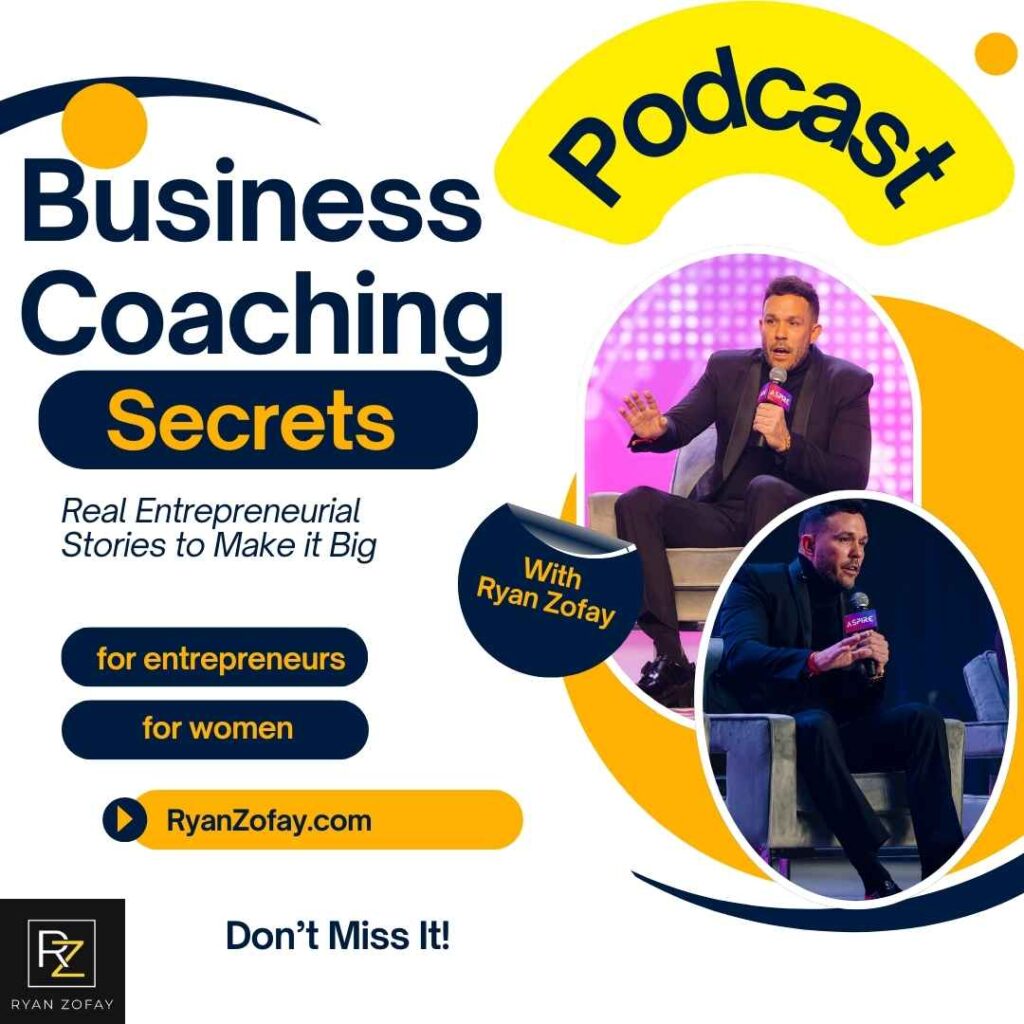 Find personal goals examples​ that resonate with you. Tune in to Ryan Zofay's business coaching secrets podcasts. Discover powerful, insightful executive coaching for business owners' podcasts for entrepreneurs.