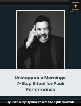 Explore Ryan Zofay's best self help books​ like Unstoppable mornings. Apply his great self help books​ to take action to change your life. The #1 Free in-house best self help books​ PDFs.