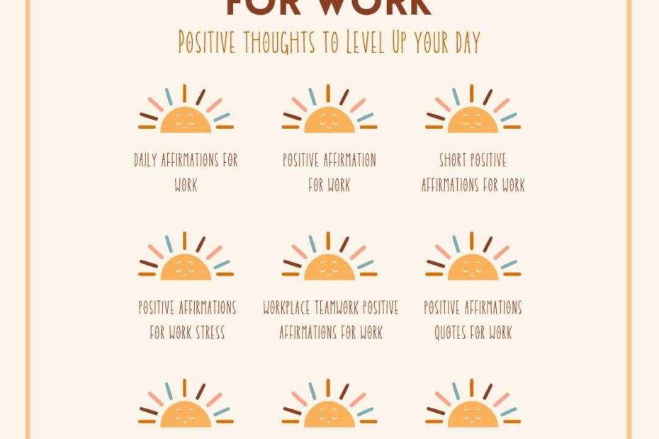 Enjoy curated original 101 short daily positive affirmations for work quotes, for stress, teamwork, success, career, others , women and many more categories. Daily positive affirmations for work are scientifically back to help shift your mindset and enhance your productivity and success.