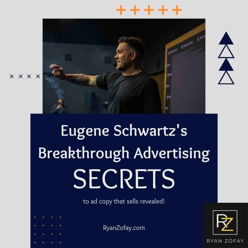 Uncover Breakthrough Advertising Eugene Schwartz book's human desire ad copy secrets.  Join Ryan and Guy to unlock breakthrough advertising mastery​ through persuasive marketing. 