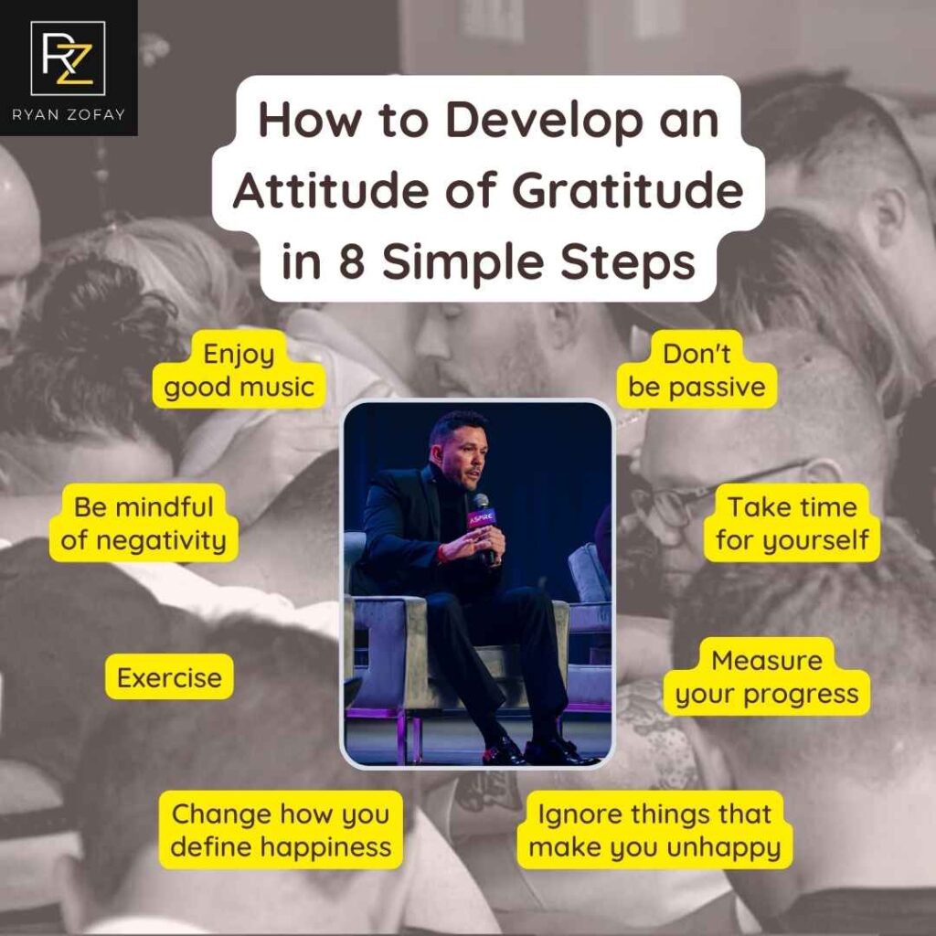 How to practice an attitude of gratitude: daily​ tips and strategies to have an attitude of gratitude to boost your day.