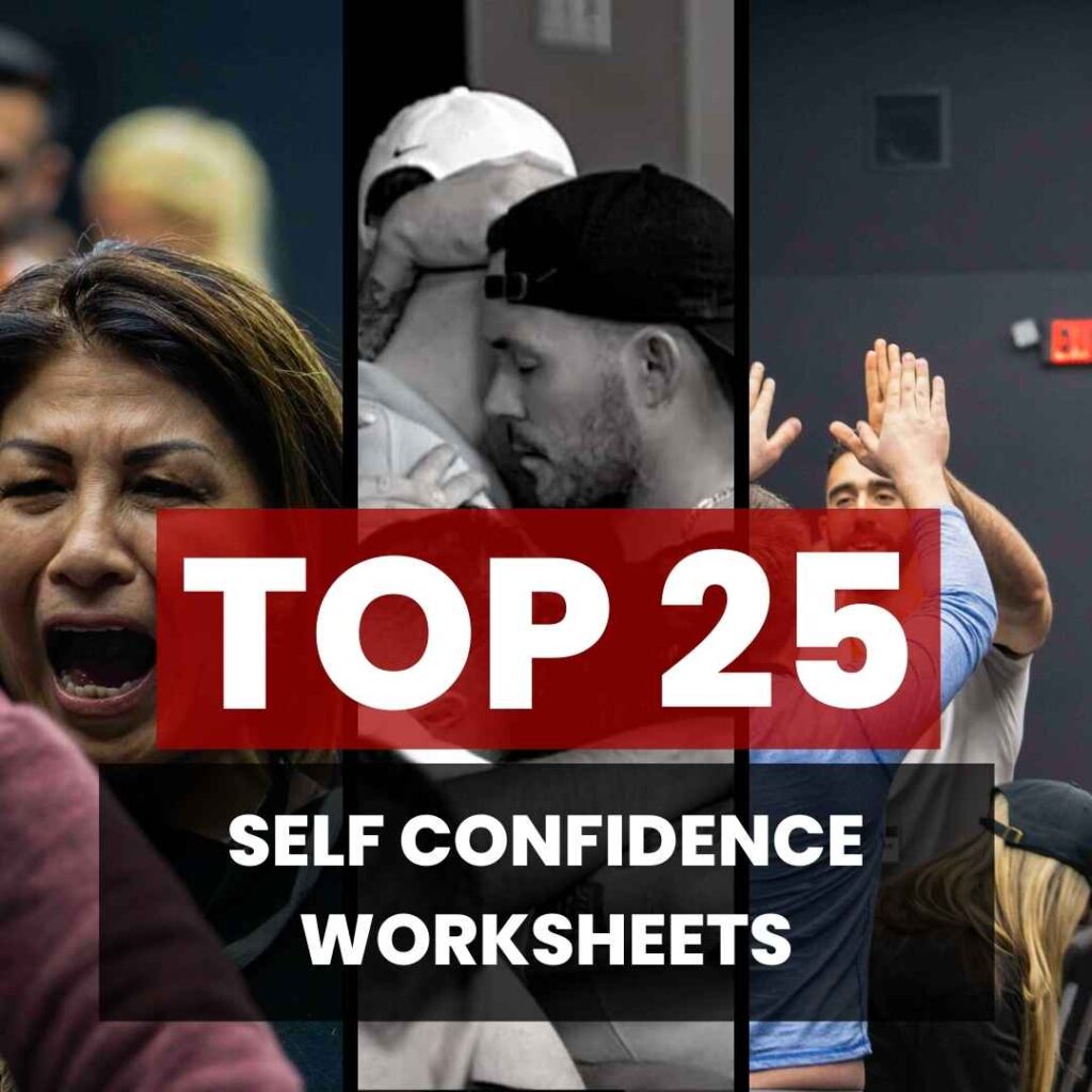 Complement the top 25 books on confidence​ with the top 25 building self confidence worksheets, exercises, and activities to level up.