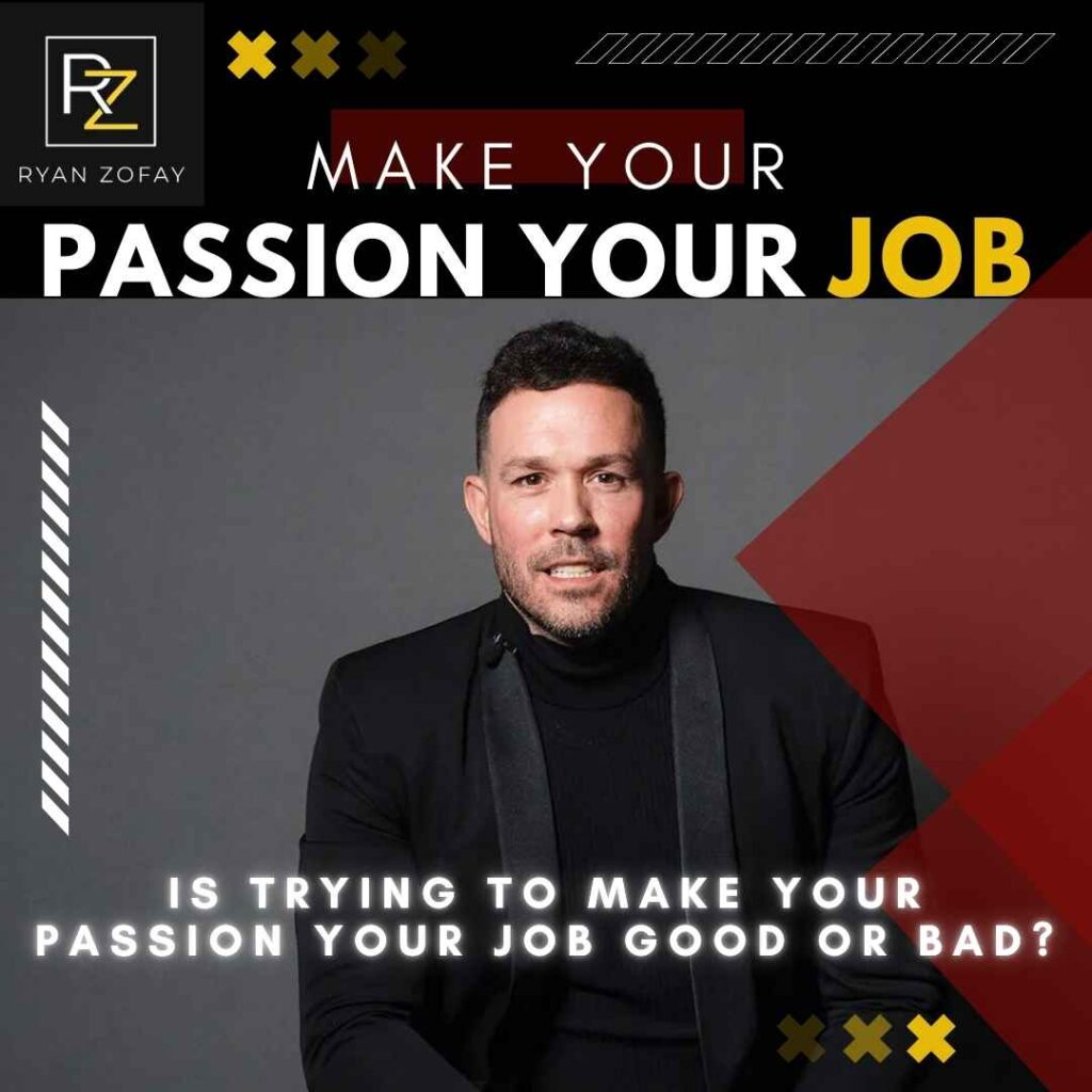 Is trying to make your passion your job good or bad? Uncover my top 10 tips is trying to make your passion your job good or bad? Weight the pros vs cons of trying to make your passion your job​.