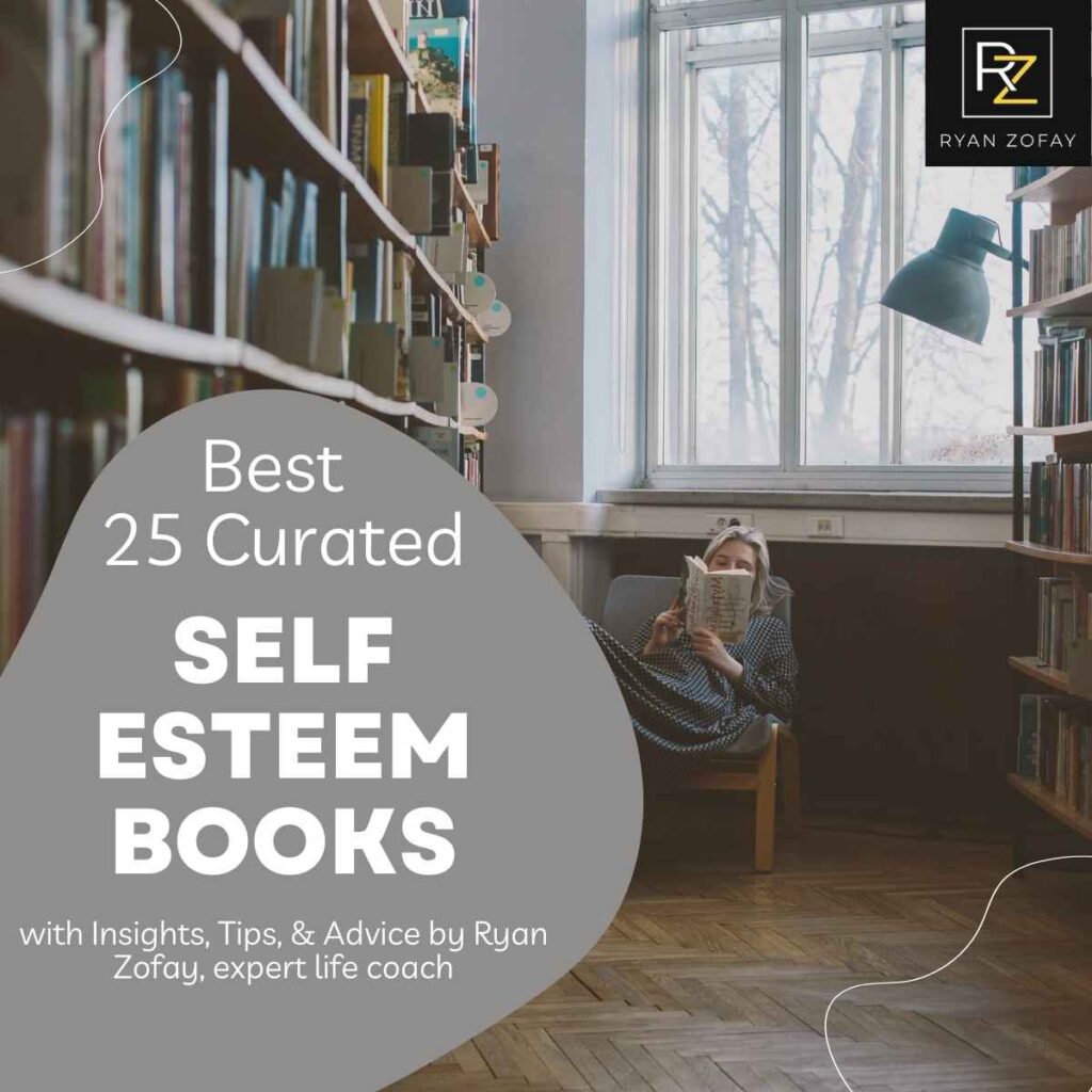 Enjoy my list of the 25 best self-esteem books for confidence. If you are looking for more, check out our self-esteem worksheet activities and exercises and the best books on confidence building.